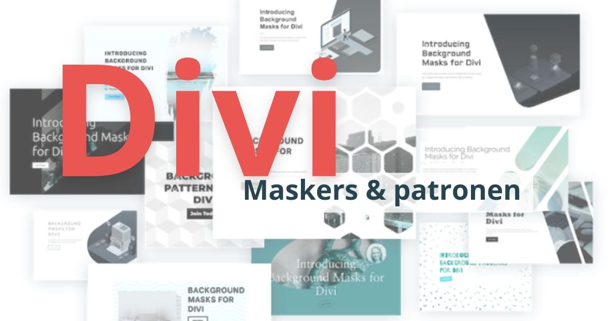 Divi maskers en patronen