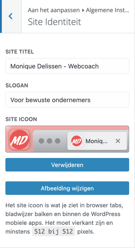 WordPress favicon